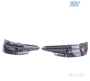 FANALI PER AUDI A4 S4 B9 8W SEDAN 15- LED NERO FUM