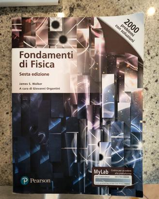 Libro universitario "Fondamenti di fisica"