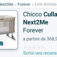 culla next to me 2 chicco 