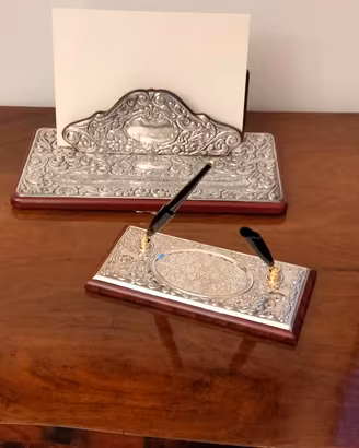 Elegante servizio da scrivania, Arg. 925, stimato