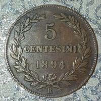 San Marino 5 centesimi 1894