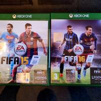 Fifa 15 + Fifa 16 XBOX ONE Italiani usati