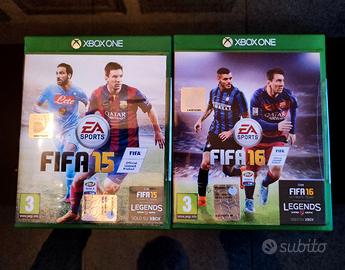 Fifa 15 + Fifa 16 XBOX ONE Italiani usati