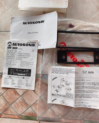 depliant più altro  autoradio 049 autosonik 