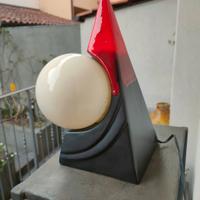 lampada in ceramica vintage anni 70