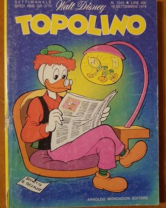 Topolino libretto Disney n.1242 16 Settembre 1979