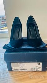 scarpe da sera velluto nero nr. 39 KURT GEIGER