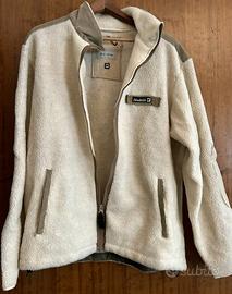 Giubbotttino bianco e grigio/verde All-Glow