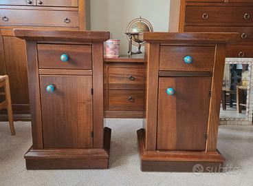 Coppia comodini arte povera