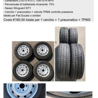 CERCHI + PNEUMATICI NEXEN WINGUARD WT1  215/70 R15