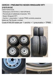 CERCHI + PNEUMATICI NEXEN WINGUARD WT1  215/70 R15