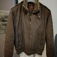 Giubbotto pelle scamosciata tg M Polbot originale