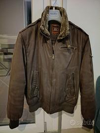 Giubbotto pelle scamosciata tg M Polbot originale