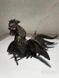 gallo in metallo vintage