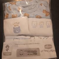 set di body per neonati "My First Chicco".