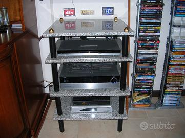 Mobile in Marmo per Elettroniche Hi-FI Giradischi