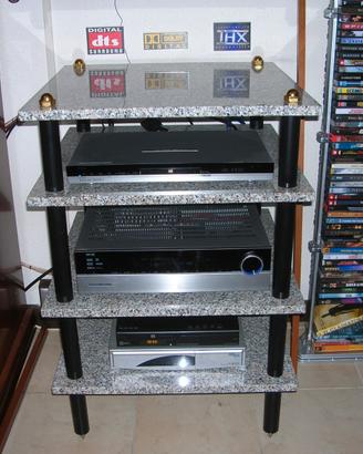Mobile in Marmo per Elettroniche Hi-FI Giradischi