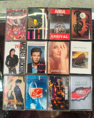 Lotto di 28 musicassette originali  anni 70/80/90