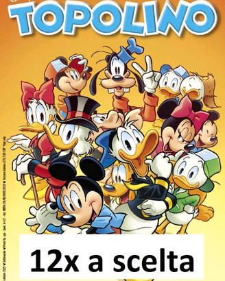 Topolino 12x a scelta Lotto Fumetti vintage Disney