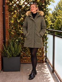 Parka donna Carrera – Verde militare – Taglia S