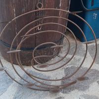 PORTA CANDELE IN FERRO