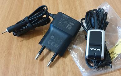 Alimentatore Nokia + Auricolari 