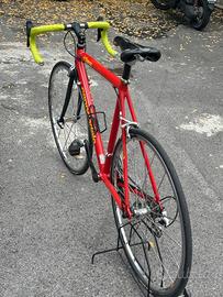 bici da corsa cannodale saeco