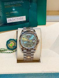 Rolex Day-Date 40 – Oro Bianco – Quadrante Oliva