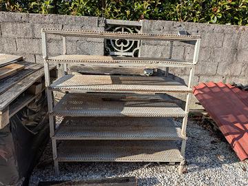 10 supporti in ferro 120x60 cm