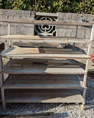 10 supporti in ferro 120x60 cm