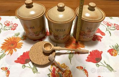 Barattoli cucina terracotta - ceramica