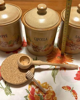 Barattoli cucina terracotta - ceramica