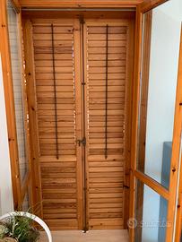 N 5 ottimi infissi legno balcone e finestra