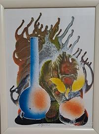 Quadro Vintage artistico L. moreno 