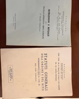 Archivio Massonico 1947-50  documento  firmato