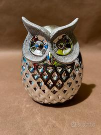 Gufo civetta decorativo  Collezione Remaf Argenti