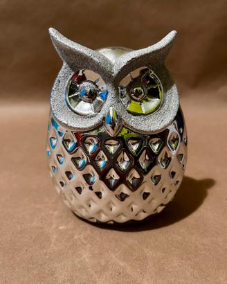 Gufo civetta decorativo  Collezione Remaf Argenti