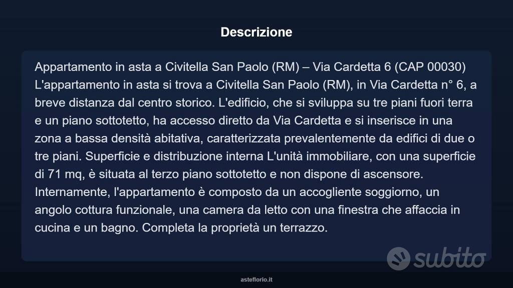 Appartamento – RM - Vista 3
