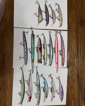 Artificiali spinning e Shore Jigging