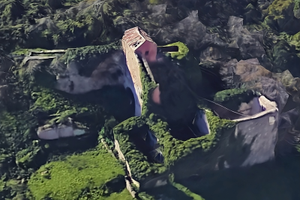 Antico casolare con mulino