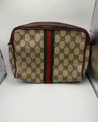 Pochette Gucci Vintage GG Plus / Supreme Clutch