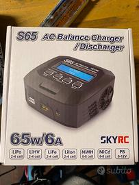 2 Batterie LiPo e Caricabatterie Skyrc S65 lipo