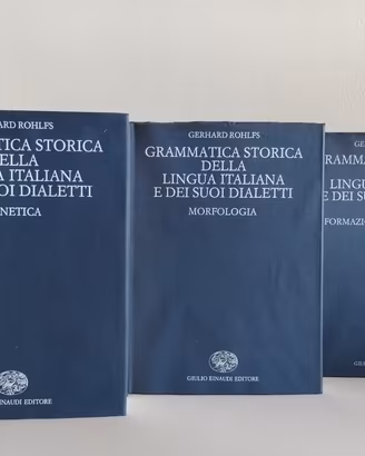 Grammatica storica della lingua italiana 