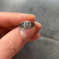 anello argento antico