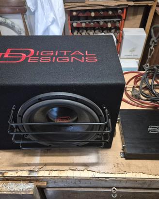 Subwoofer auto digitale designs LE-M12
