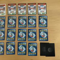 22 carte Pokemon italiane spagnole giapponese