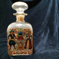 Bottiglia decorata a mano ideale per liquori