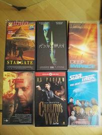 VHS originali Carlito's Way e Star Trek I° epis