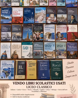 Libri e dizionario lingua Greca
