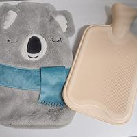 Borsa acqua calda con morbido peluche